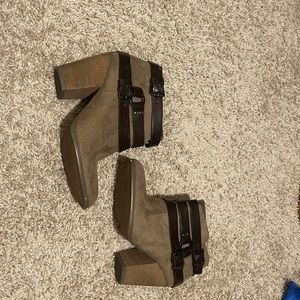 Booties, only worn twice!